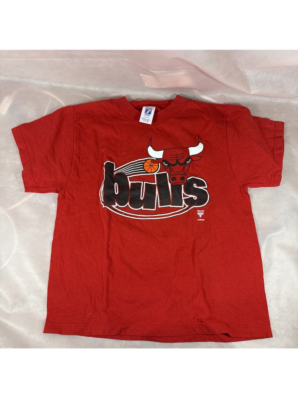 Vintage Chicago Bulls Shirt Kids Large (14-16) Red NBA AA2